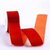 Eco-Friendly 38mm Single-Sided Flocked Velvet Ribbon Spool for Gift Wrapping DIY Bows Hair Accessories Birthday Cake Box Bands