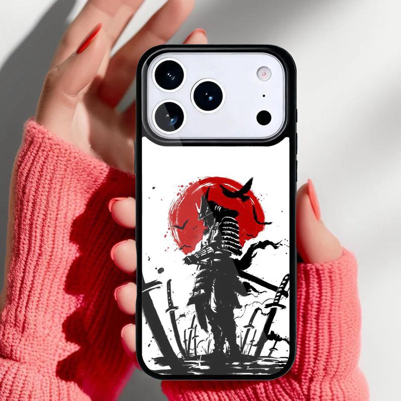 Bushido Samurai Phone Case for iPhone 17 16 15 14 13 Pro Max Back Cover for 12 11 Pro Coque