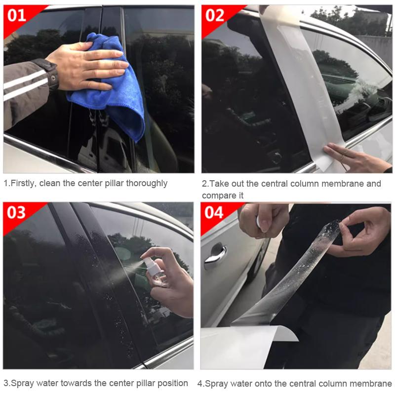 B Pillars TPU Car Protective Film Auto Window Body Paint Sticker For JETOUR DASHING JAECOO T2 J7 J8 CHERY OMODA 9 TIGGO8 ARRIZO8