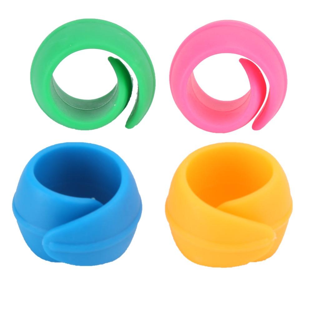 40 pièces Attache-bobines en silicone Bobines colorées Clips Économiseurs de bobines de fil Empêchent le déroulement