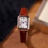 Women Watch Simple Retro Light Luxury SquareTemperament Student Watches Advanced Waterproof Ladies Fashion Quartz Wristwatches
