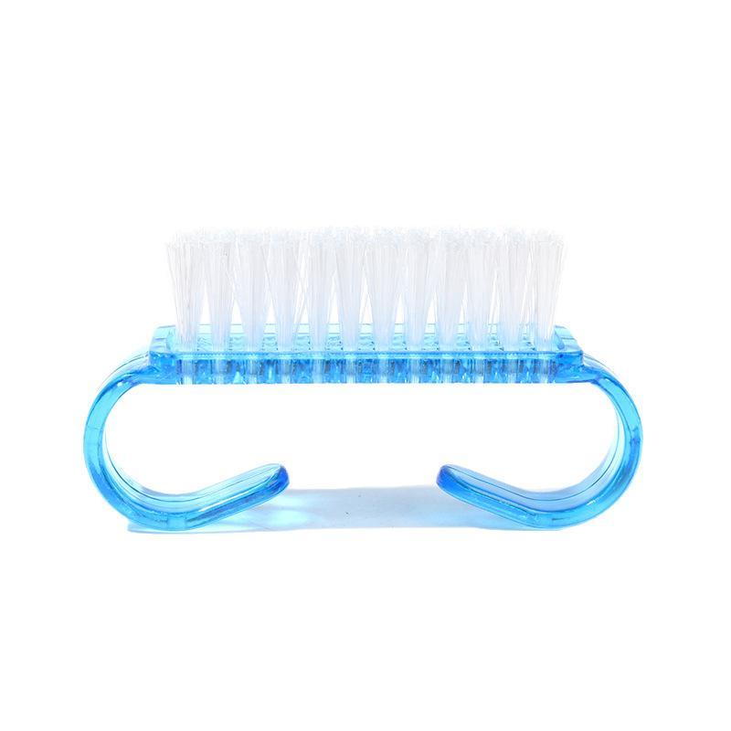 Colorful Translucent Nail Cleaning Brushes Soft Bristle Portable Nail Scrubber for Home Use Professional Nail Salons Manicure