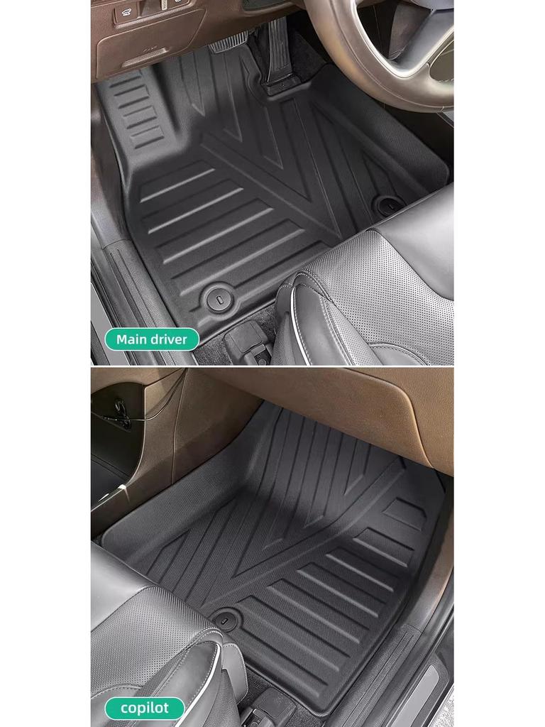 Hyundai Palisade 2020-2026 TPE Waterproof Wear-Resistant Eco-Friendly Floor Mats