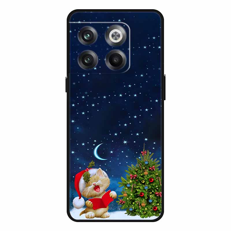For Oneplus 10T Case 10 Pro Christmas Silicone Soft TPU Cover for Oneplus Nord N20 SE One plus ACE Pro 10T Coque New Year Gift