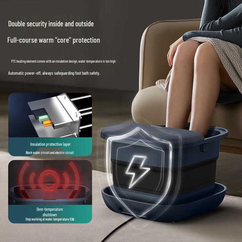 Philips Foldable Electric Heating Foot Spa Massager