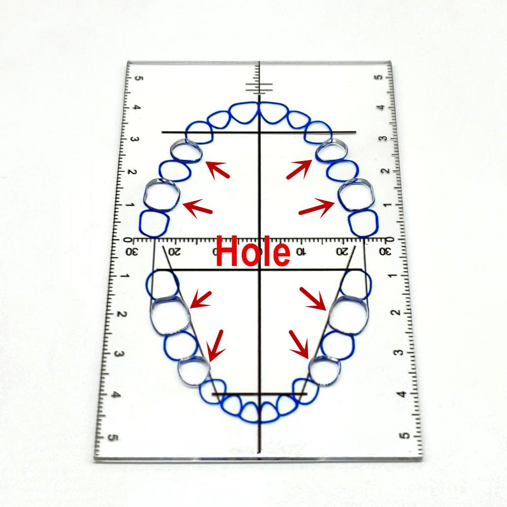 Стоматологическая лаборатория Стоматологическая направляющая пластина Расположение зубов — фото 8