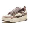 Anta Micro Sugar Puffy Shoes Cushioning Wear-Resistant Low-Top Skateboard Shoes Women's Beige Brown Sneakers 922348001-3