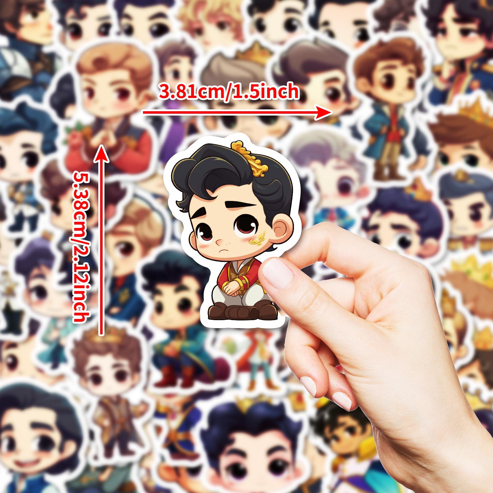 

50 New Style Cute Hand-painted Boy Graffiti Stickers Decorative Skateboard Guitar Refrigerator Stickers Without Repeated Decoration