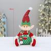 Boneca Elfa de Trenó Telescópico Decoração de Natal Presente