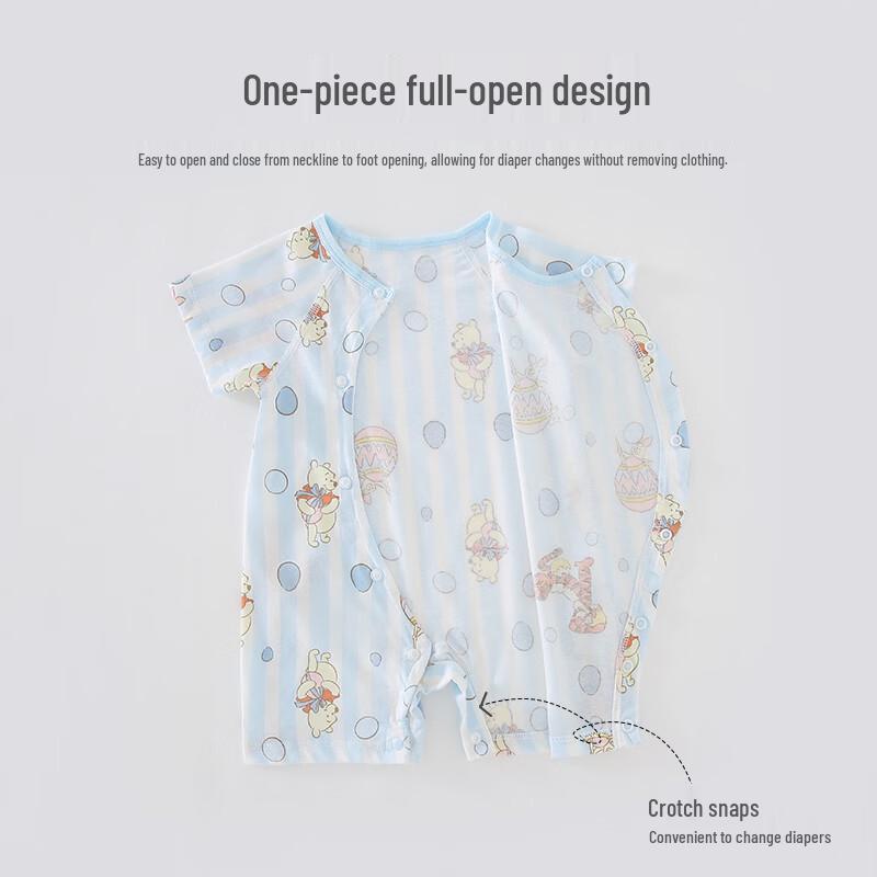 Disney Baby 2-Piece Summer Cotton Short-Sleeve Bodysuit Set