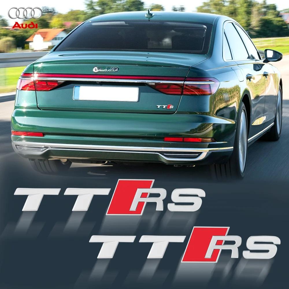 3D ABS TTS TTRS Emblem Car Body Rear Trunk Sticker Decoration Accessorie For S TT RS Sline A3 A4 A5 A6 B9 B8 8P 8V B6 C7 Q5