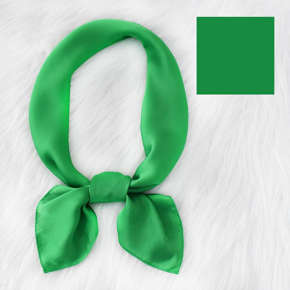 Women'S New Fashionable Atmosphere Simulation Silk Scarf Neck Protection Scarf Spring Summer Autumn Square Scarf