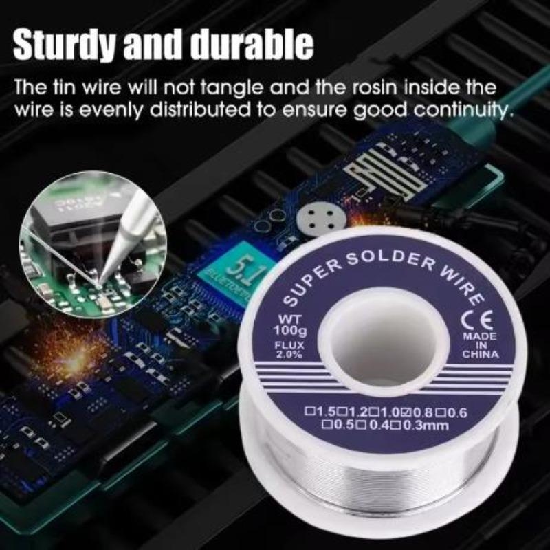 Universal Easy Melt Solder Wire Low Temperature Silver Welding Rod Aluminum Copper Iron Metal Weld Cored Soldering Rods Weld Bar