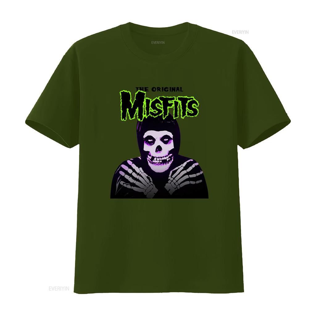 2019 Original Misfits T Shirt Featuring Glen Danzig Las Vegas Denver Oakland Gothic Punk Design Vintage Washed Comfortable Soft
