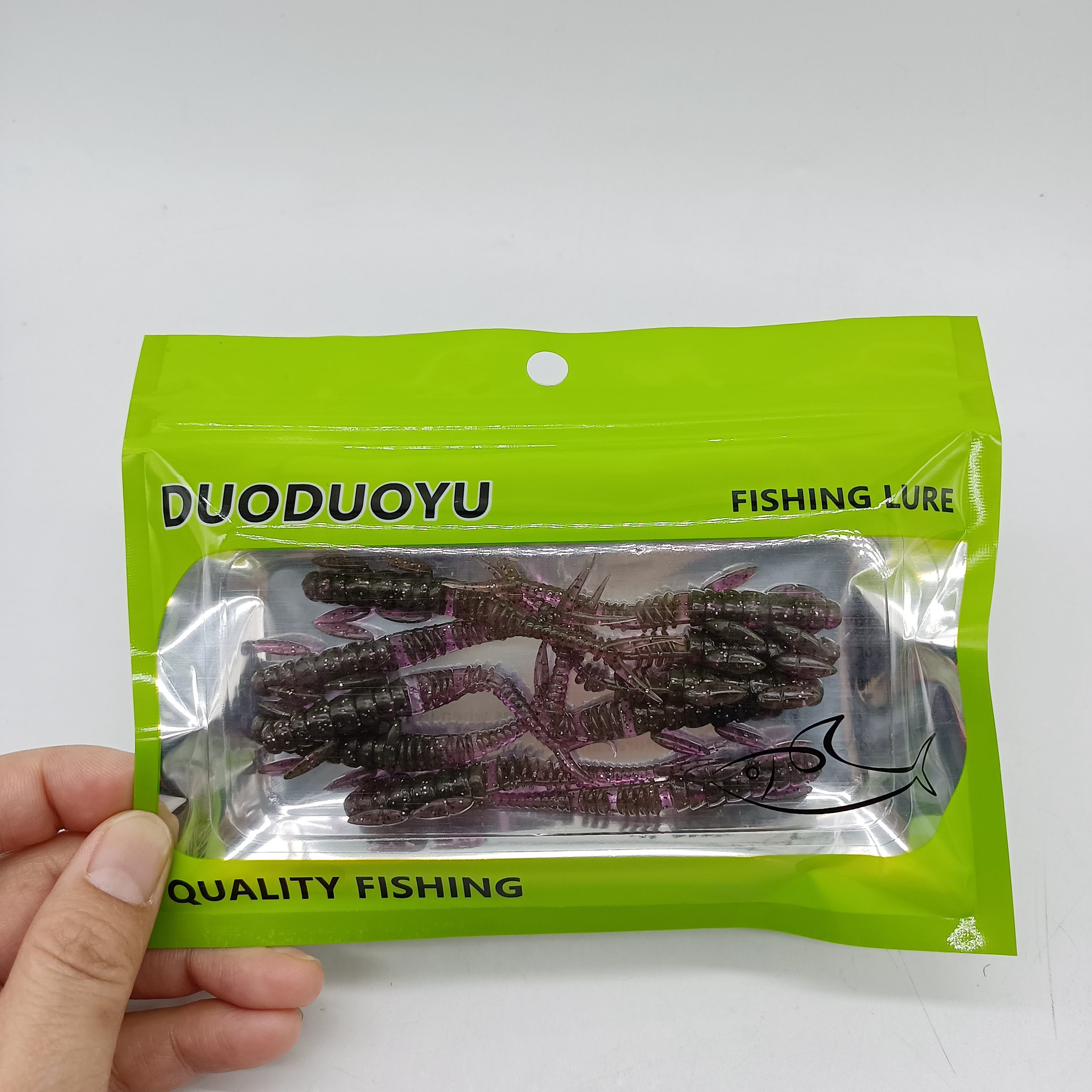 

DUODUOYU 10PCS 1.3g/73mm TPE Floating Soft Fishing Lure Worm Swimbait Soft Fishing Bait Saltwater/Freshwater Fishing Wobblers