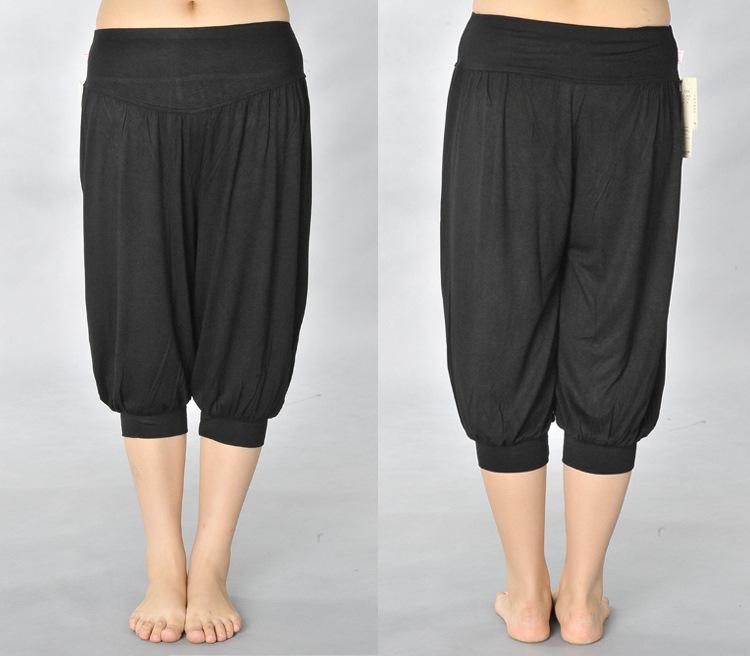 

Женские летние модальные брюки-фонарики свободного кроя больших размеров для танцевальной практики L