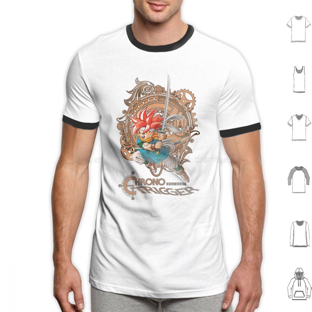 Chrono Trigger 02 Classic T Shirt 6xl Cotton Cool Tee Chrono Trigger Final Fantasy Super Square Enix Video Games Chrono Cross