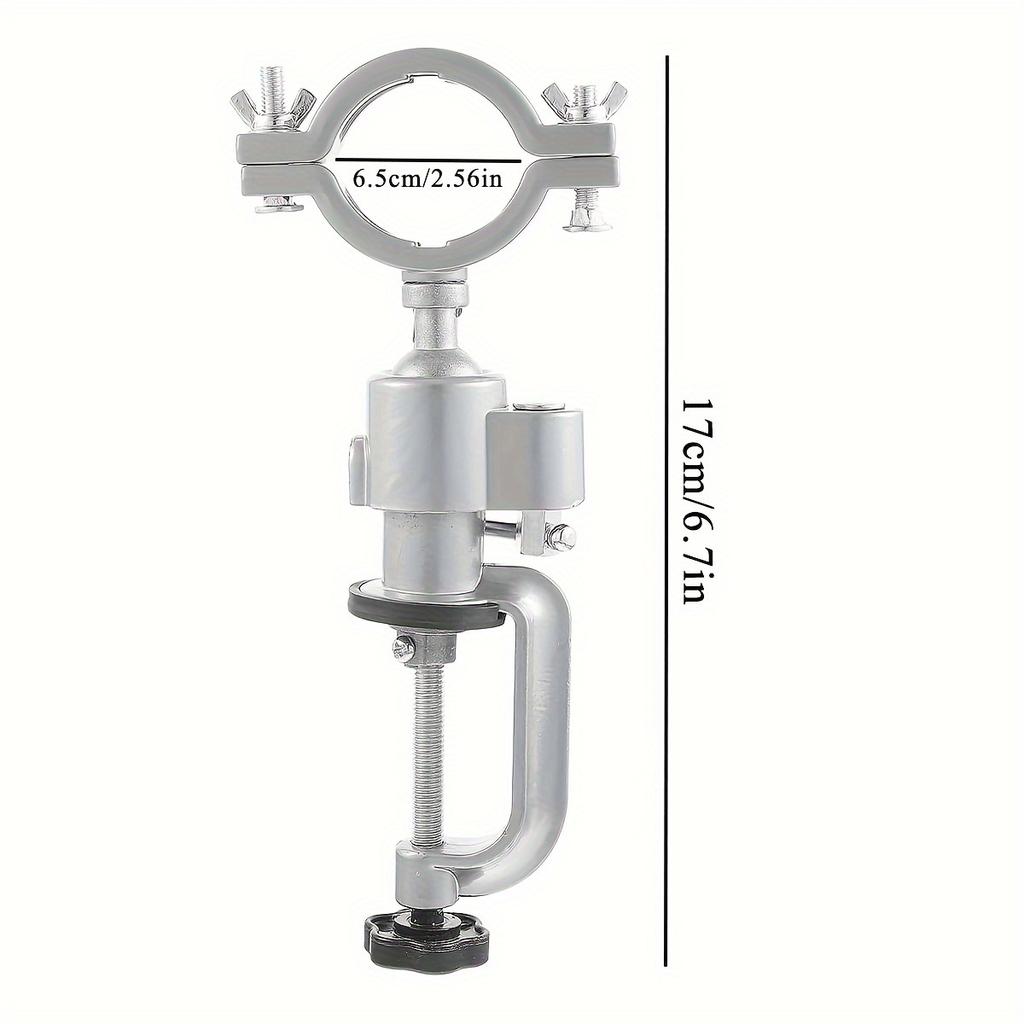 360 Degree Bench Clamp Vises Grinder Holder Electric Drill Stand Holder Bracket for Universal Work DIY, Adjustable