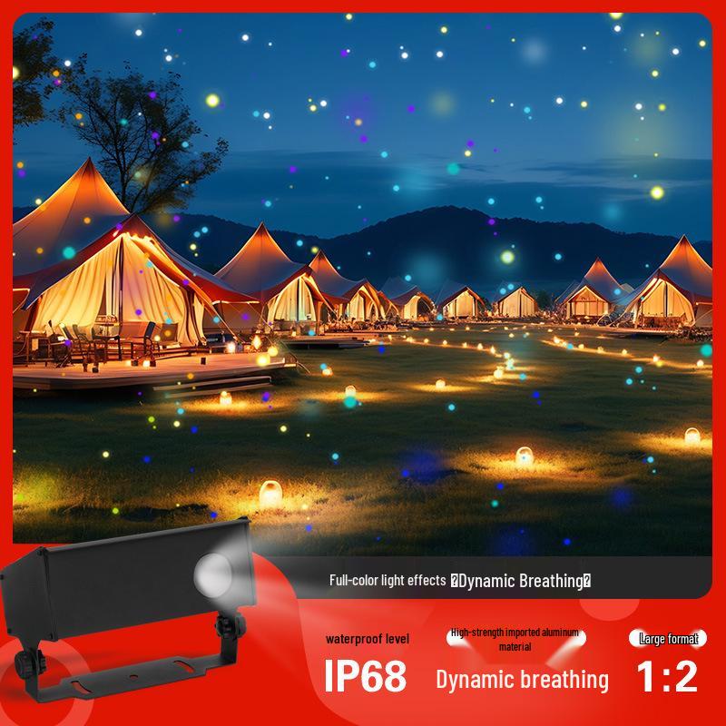 Waterproof Outdoor Firefly Projector: Twinkling Starry Sky & Romantic Ambiance Light