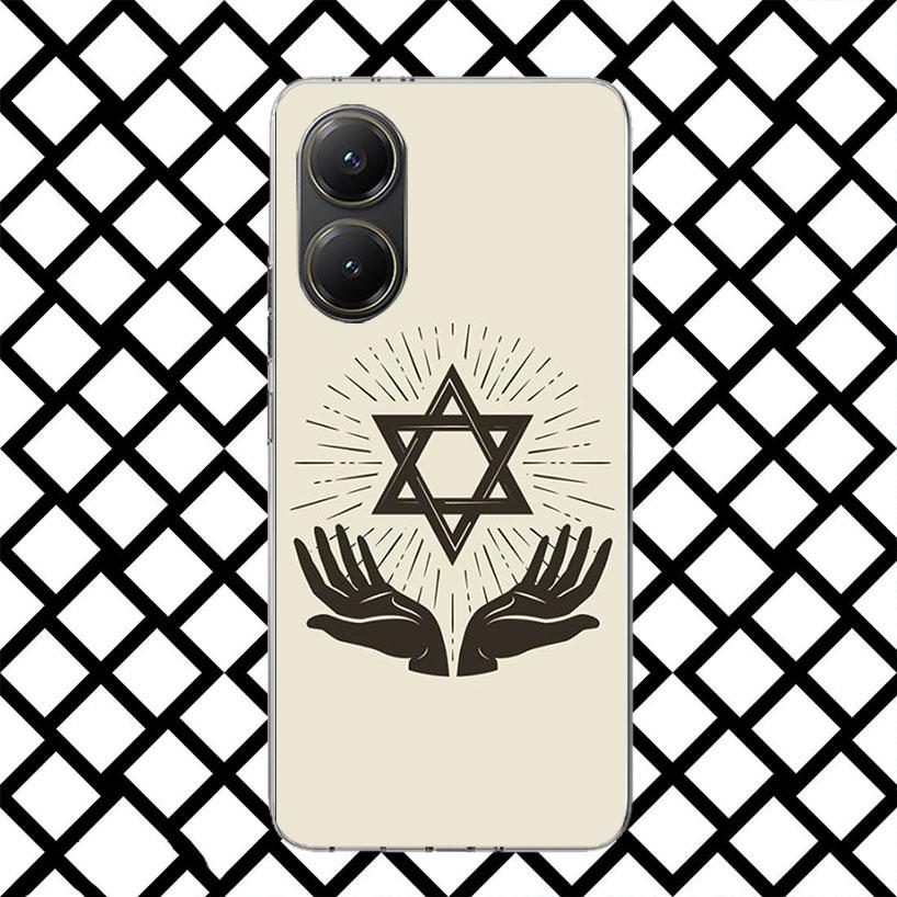 David Jewish Star Symbol Phone Case for Xiaomi Poco F7 Ultra X7 X6 X5 Pro X4 Gt M8 M7 Redmi 15 15C 13 13C 12 12C Soft Cover Fund