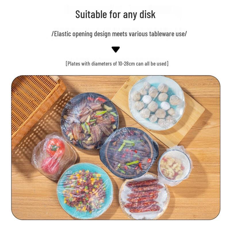 Miaojie Einweg PE Elastische Lebensmittelabdeckungen