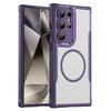 Samsung Galaxy S24 Ultra Case, Magnetic Carbon Fiber Transparent Phone Case Cover for Samsung Galaxy S24 Ultra