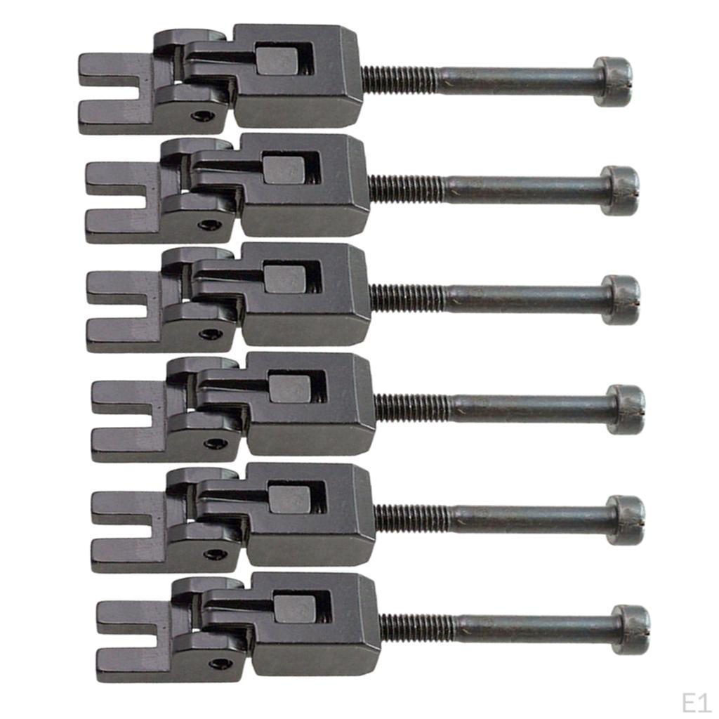 6 Stück 3 Höhen Professioneller Feststell-Saitenreiter Double-Locking-System Gitarrenersatz