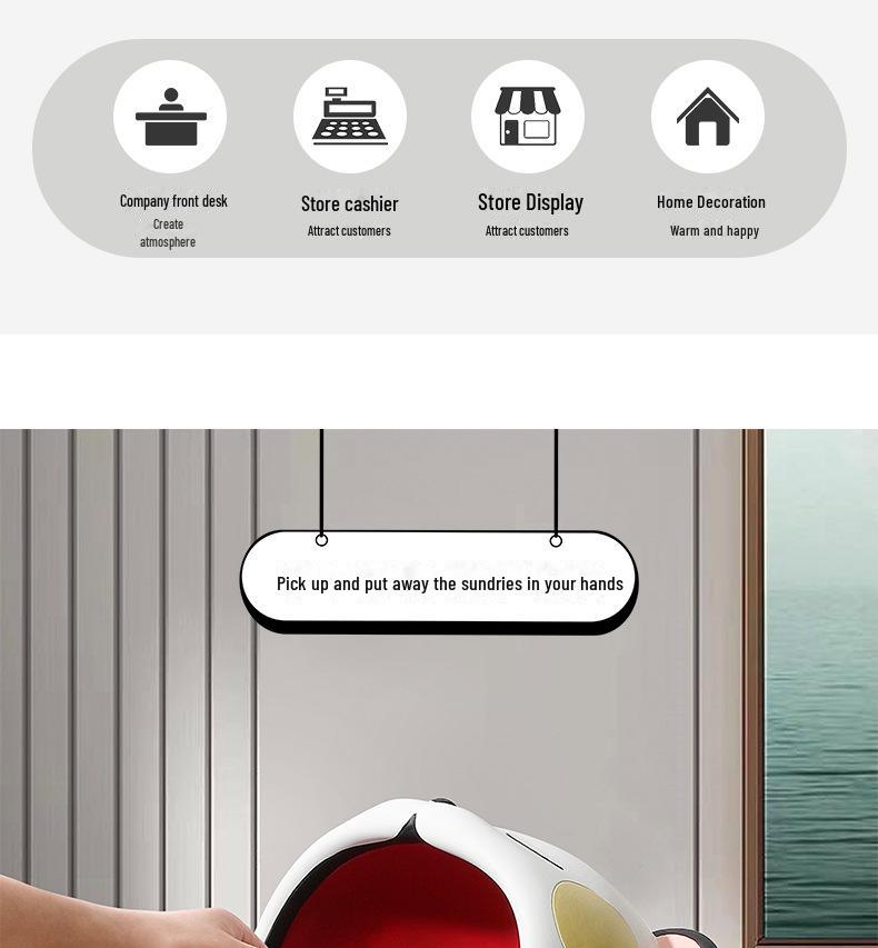 Cartoon Großmaul Schreibtischornament - Schlüsselaufbewahrung & Heimdeko Einzugsgeschenk