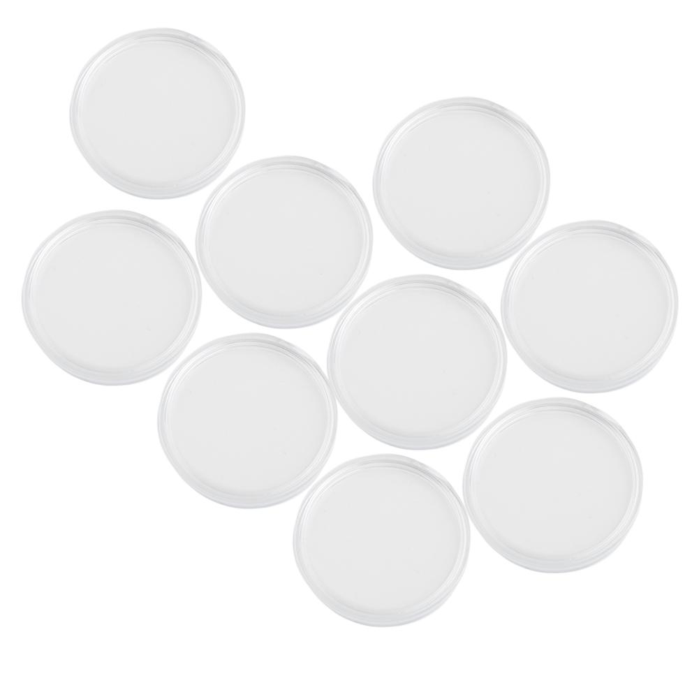 Plastic Coin Capsule Container Holder Case 5*5*0.5cm Business gifts Transparent 10xClear 20 ~ 40mm Useful Sale