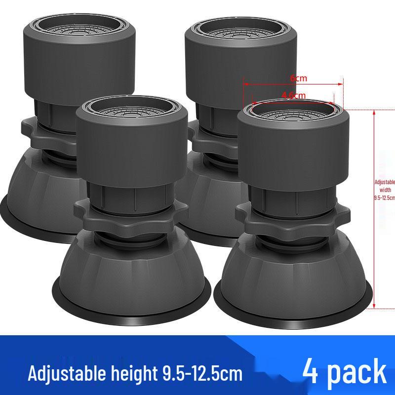 Anti-Slip Shock Absorbing Washer Base Pads – Universal Heightening, Vibration Reduction, Silent Stability
