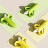 Cute 2-in-1 Hair Cleaning Clip Cartoon Double-head Drain Trash Cleaner with Drainage Hole Banana Cleaning Clip Hair Removal Tool