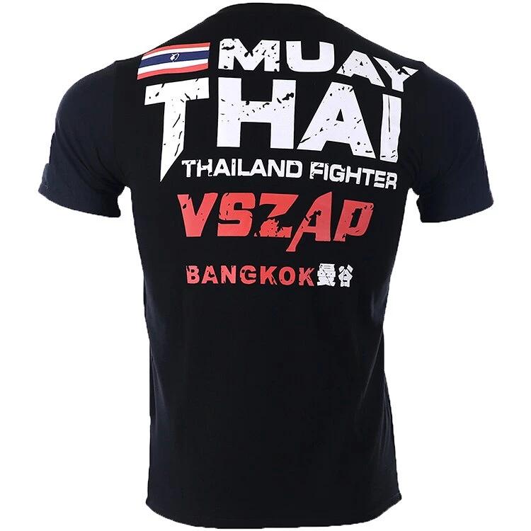 Muay Thai MMA Mix Martial Art T-Shirt Knee Attack Kick Boxing 3D Print Vintage Training UV Protect Quick Dry Men Women Unisex Short Sleeve Round Neck