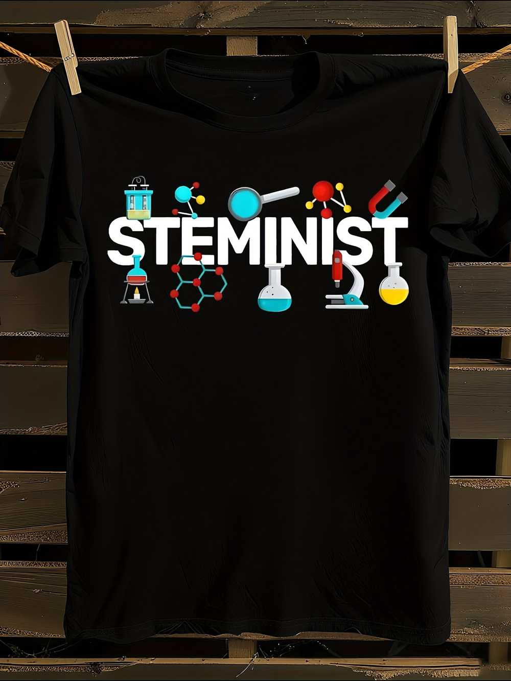 

Steminist Science & Engineering Graphic T-Shirt S