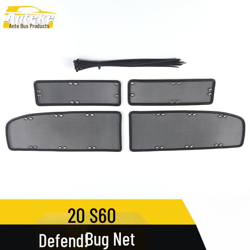 20-Inch S60 Insect Screen Diamond Mesh Radiator Grill Cover Sticker