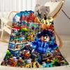 Roblox Adventure Blanket Ultrasoft Great For Sofa Chair Couch Four Seasons Multipurpose Digital Print Gifts For Family Or Friends
