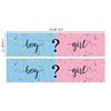 10pcs Water Bottle Lable Gender Reveal Pastel Baby Shower Self-adhesive Boy Or Girl Birthday Sticker Parties Decoration