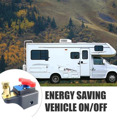 Battery Disconnect Isolator Switch 12-24V Universal Heavy Duty Brass Energy Saving Power Off
