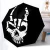 1pc Skull HandAutomatic Folding Umbrella, Portable Collapsible Design, Casual Outdoor Accessory, for All Seasons 022