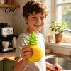 Tactile Fidget Tools Fake Pineapple Stress Relief Toy, Realistic Squeeze Toy Slow Rebound Fruit Sensory for Anxiety Reduction Soft Balls