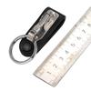 Style Leather Men's Detachable Keychain Car Key Ring On Belt Clip Keyring Holder Accessories