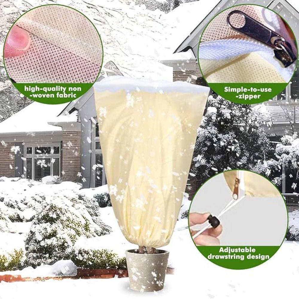 Against Cold Winter Plant Protection Bag Non-woven Vegetation Anti-Frost Bag  Outdoor Yard