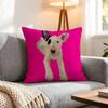 Animal Bull Terrier Cushion Cover Pcs Decorative Covers Soft Cushion Case for Sofa Couch Decor x x Pillowcases