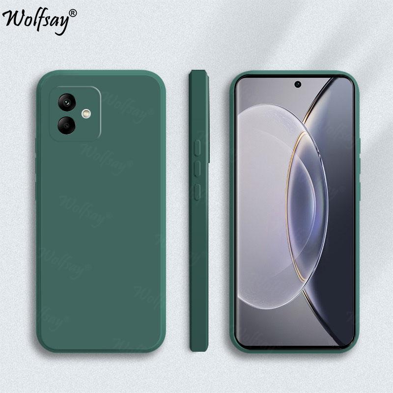 Candy Case For Samsung Galaxy M04 Case Original Liquid Silicone Back Case For Samsung M04 Cover For Samsung M04 M13 M23 M33 M53