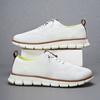 Popular Fashion and Lightweight Running Shoes Lace-up Sports and Leisure Men's Shoes Breathable Fly-woven Loafers Men's Large-size Men's Shoes