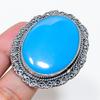 Natural Arizona Turquoise Gemstone 925 Sterling Silver Jewelry Ring Size 9 AR-18243