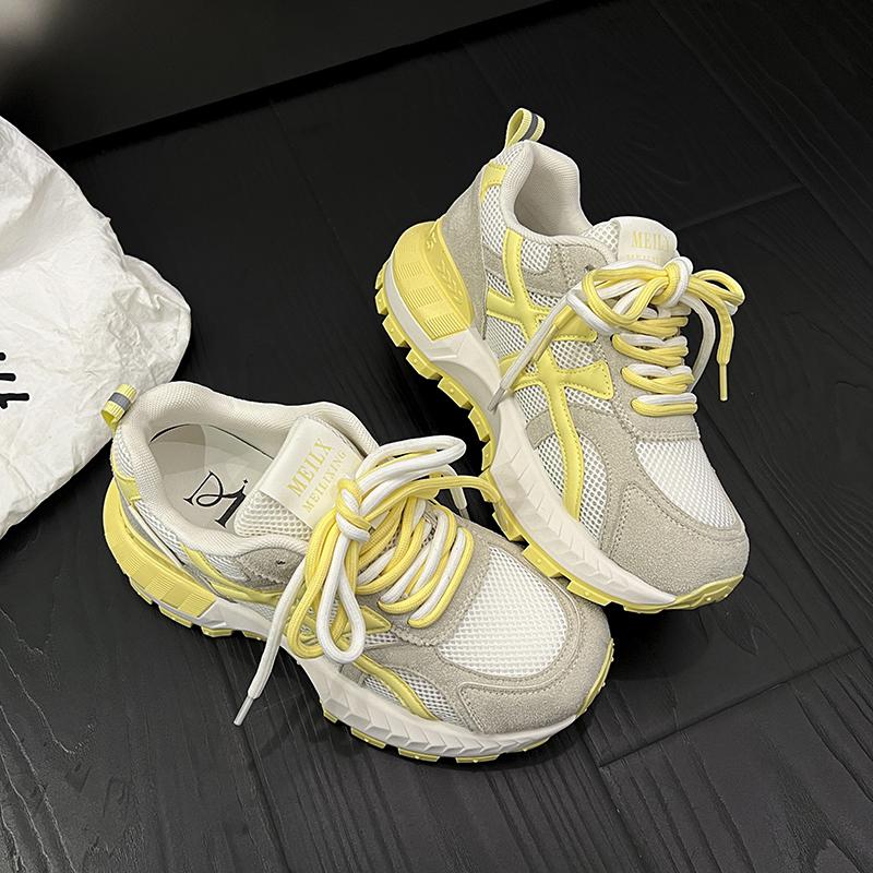 Fashion 5 Cm Sneakers Women Vulcanize Shoes New Female Pink White Platform Thick Sole Running Casual Ladies Shoes Tenis Feminino
