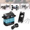 9KG Waterproof Metal Gear Servos All Metal Coreless Digital Servos for 1/18 TRX-4 TRX-6 SCX10 III RC Crawler Car