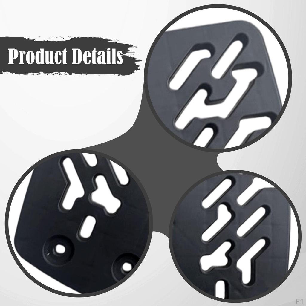 Motorcycle Rear Tail Box Base Plate,Rear Luggage Rack Trunk Plate Outdoor Accessory