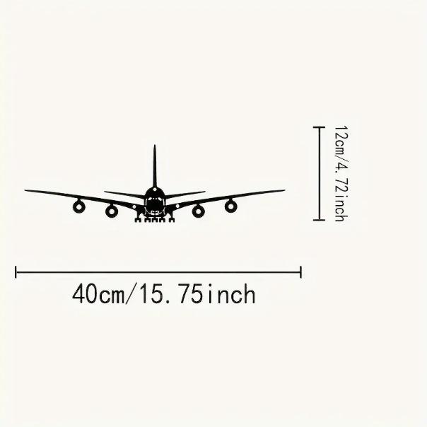 40cm Metal Boeing Airplane Wall Art & Decor