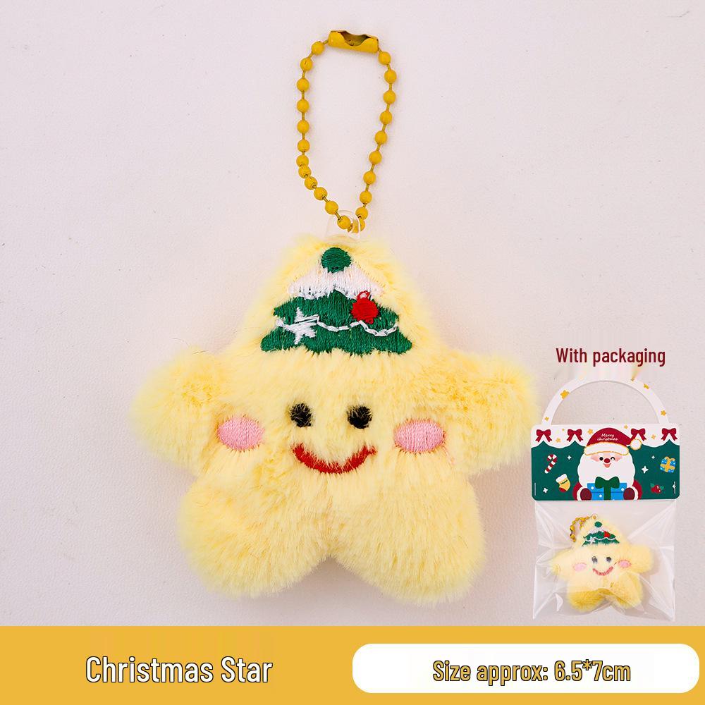 

Рождественская мультяшная кукла плюшевое украшение брелок - милая мягкая игрушка подарок